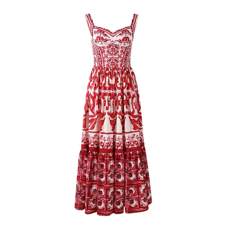 Vestido Estampa Dolce - Elegante