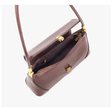 Bolsa de Ombro – Couro Ecológico, Estilo Luxo, Pequena e Elegante, Modelo Underarm/Clutch