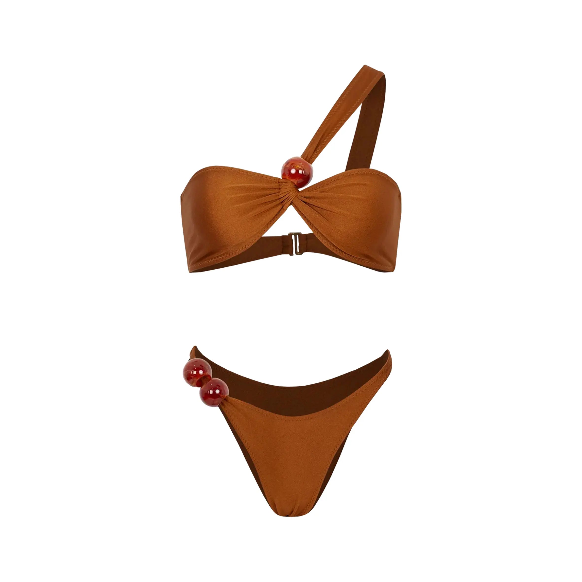 Conjunto Resort Darvia – Biquíni Assimétrico com Saia Midi Drapedd