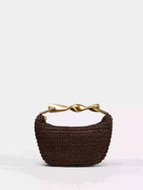 Bolsa Estilo Retrô Elegante, Alça de Corrente Metálica, Transversal Pequena e Sofisticada