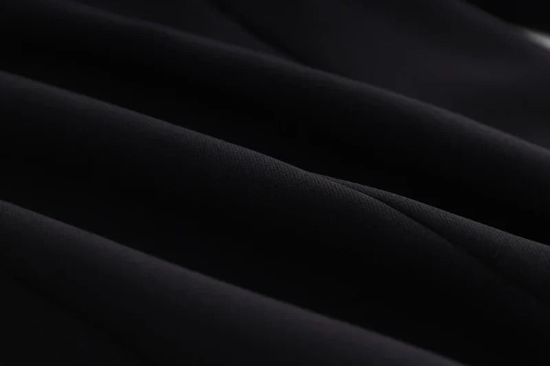 Blazer/Vestido Com bordado em Cristais - Com lapela em cetim