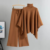 Conjunto Feminino Casual Elegante – Camisa Estilo Hepburn com Cardigan e Calça