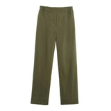 Conjunto Alfaiataria Moderna – Blazer com Botões Duplos e Calça Wide Leg