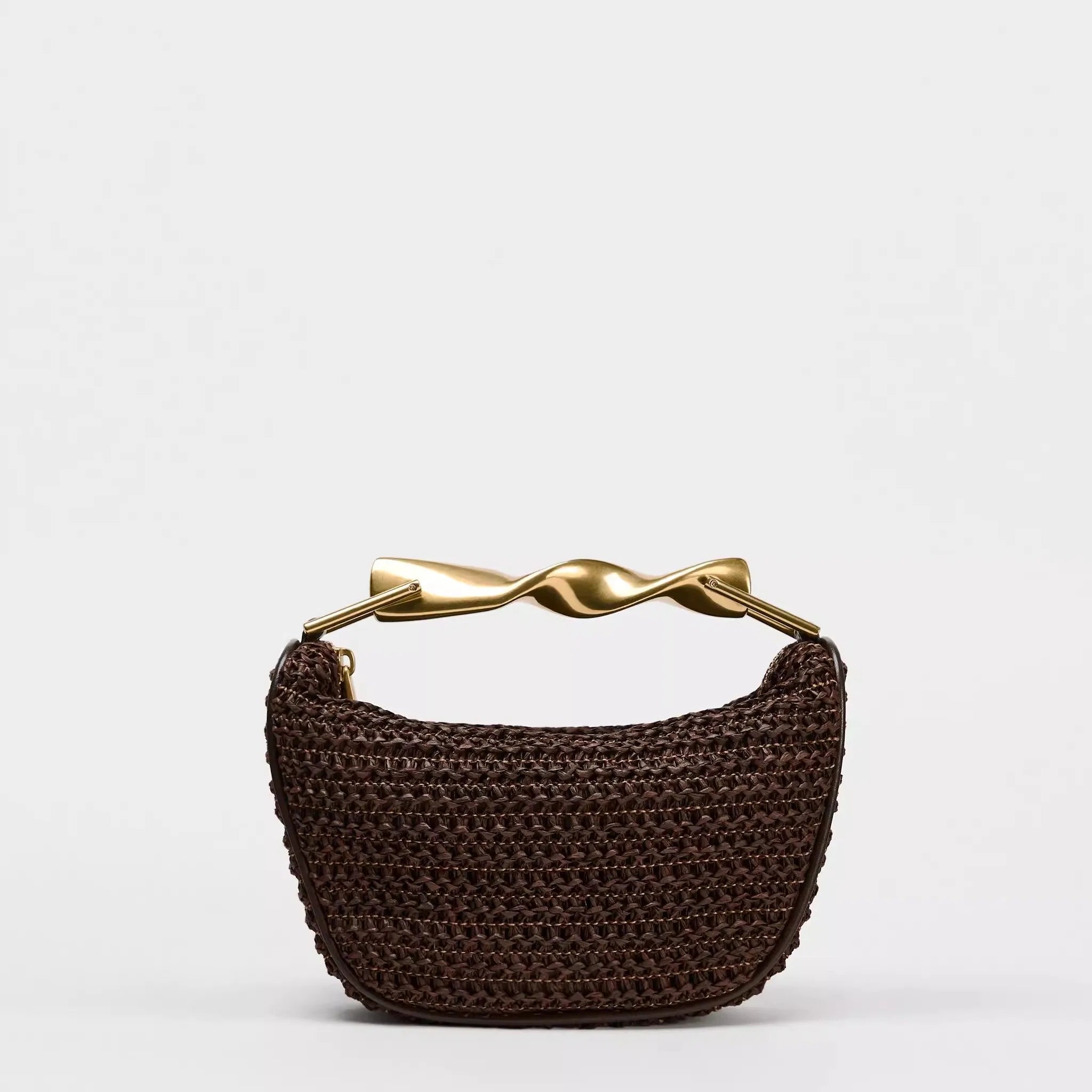 Bolsa Estilo Retrô Elegante, Alça de Corrente Metálica, Transversal Pequena e Sofisticada