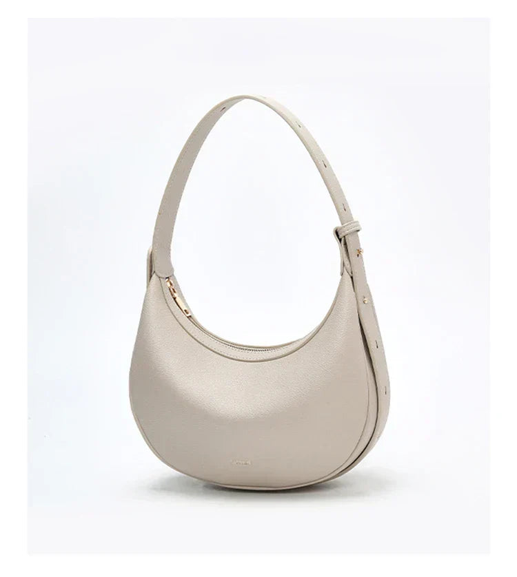 Bolsa – Modelo Meia-Lua, Estilo Crossbody, Elegante