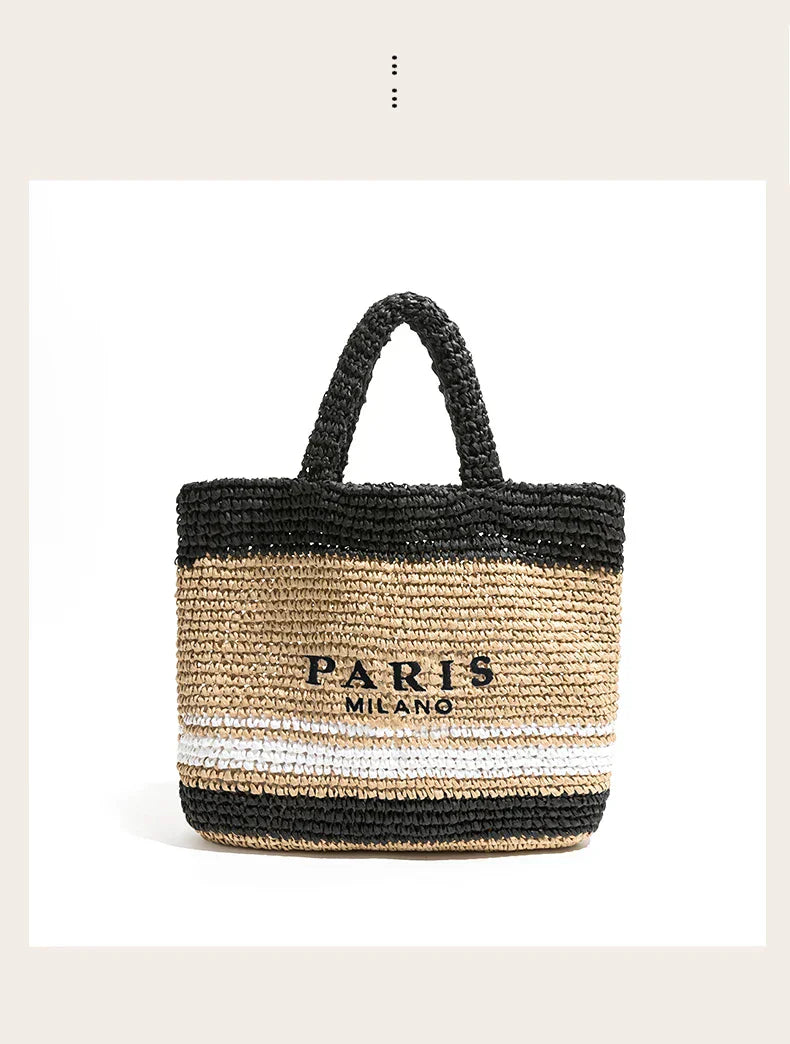 Bolsa Rafia resort - linha luxo