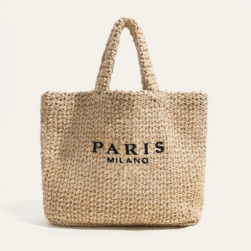 Bolsa Rafia resort - linha luxo