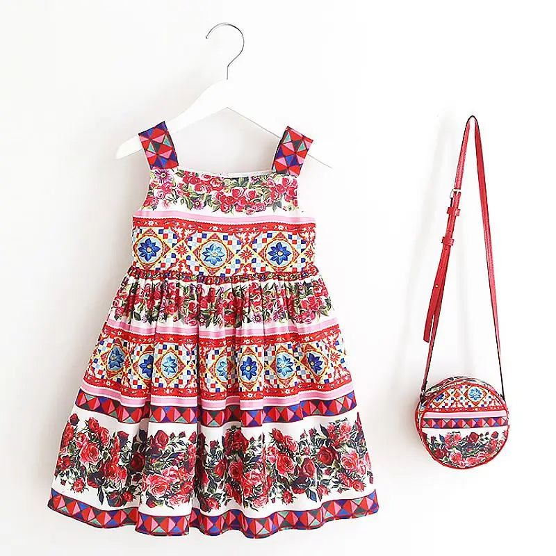 Vestido menina Infantil - Coleção Mae e filha