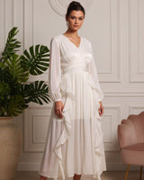 Vestido Midi Romântico com Renda – Estilo e Sofisticação