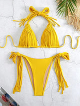 Biquini detalhado cintura alta