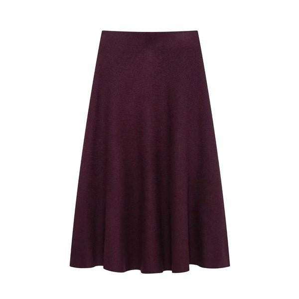 Conjunto Feminino Minimalista em Tricô – Jaqueta + Saia | Look Elegante