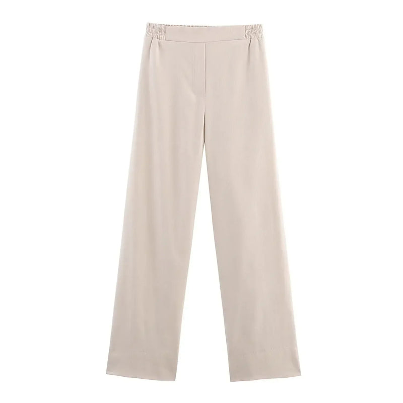 Conjunto Alfaiataria Moderna – Blazer com Botões Duplos e Calça Wide Leg