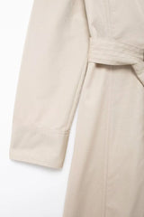 Vestido Chemise Feminino Estilo  – Manga Longa, Gola Slim