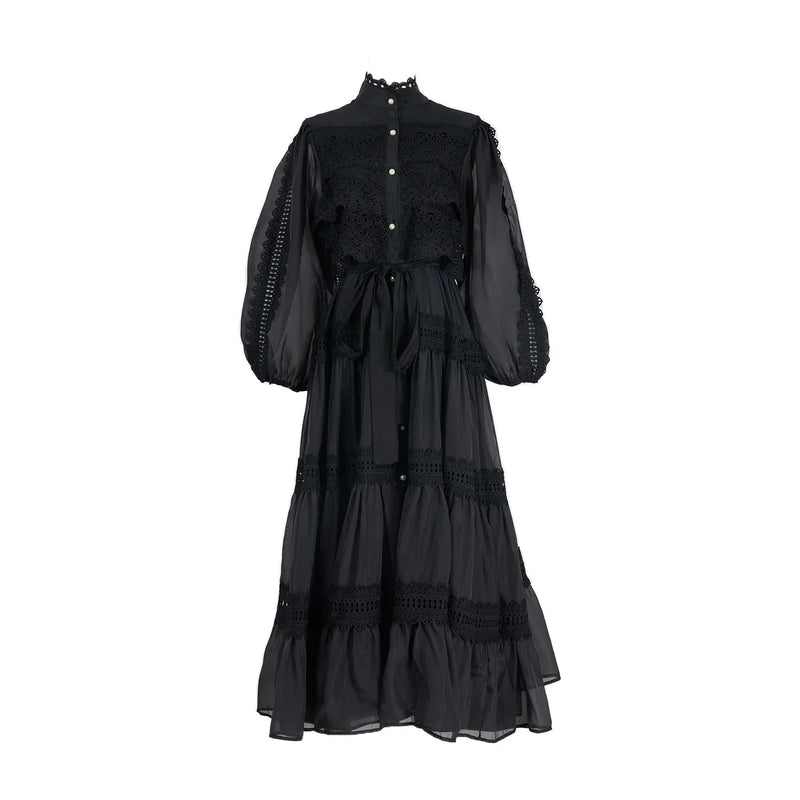 Vestido Lumière – Edição Exclusiva com Renda Bordada