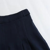 Conjunto Elegante – Blazer Curto com Botões Decorativos e Calça Pantalona