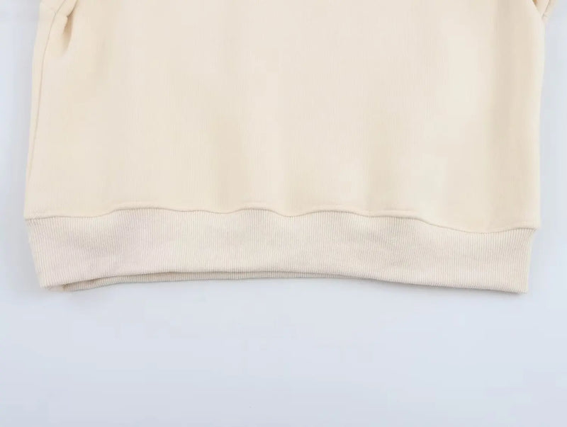 Conjunto Jogger Feminino Forrado em Lã – Bordado, Ajuste Solto e Design Térmico