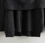 Casaco com Gola Assimétrica – Inverno com Estilo e Conforto