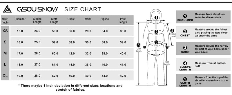 Macacão de Esqui Feminino GSOU SNOW – One Piece Slim, Impermeável, À Prova de Vento, Forrado e com Capuz de Pele