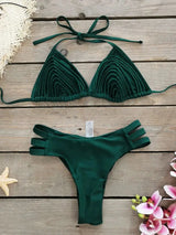 Biquini detalhado cintura alta