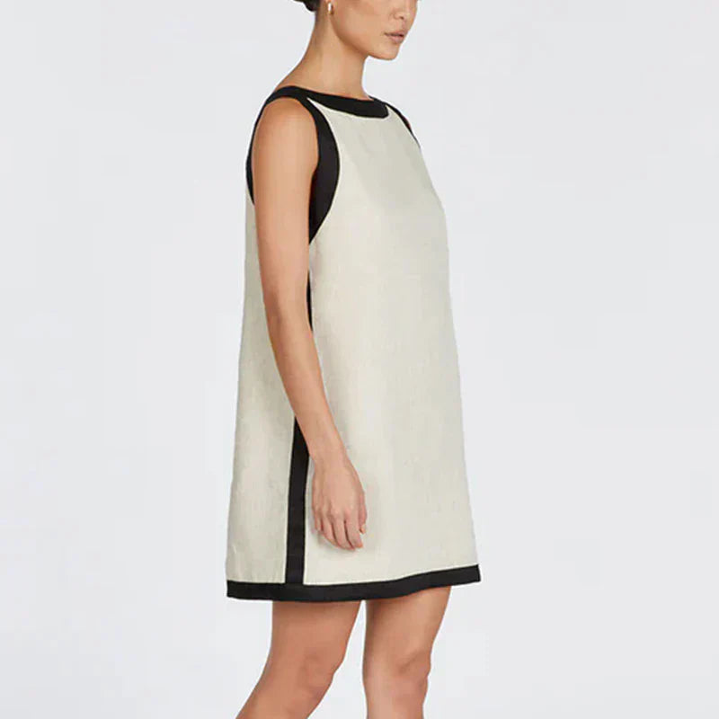 Vestido de Linho Sem Mangas – Leve e Elegante