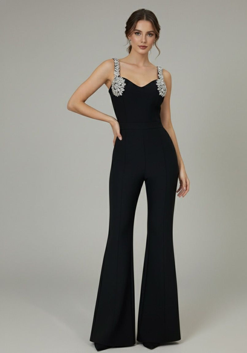 Macacão Bordado á Mão & Modelagem Slim